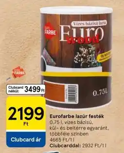 Tesco Eurofarbe lazúr festék ajánlat
