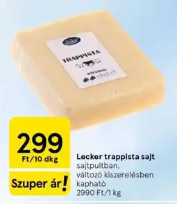 Tesco Lecker Trappista sajt ajánlat