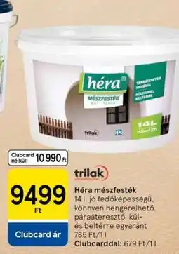 Tesco Héra mészfesték ajánlat