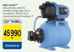 Tesco Házi vízmű ajánlat