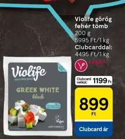 Tesco Violife görög fehér tömb ajánlat