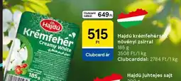 Tesco Hajdú krémfehérsajt növényi zsírral ajánlat