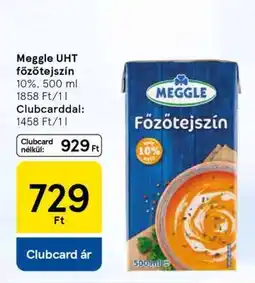 Tesco MEGGLE UHT Főzőtejszín ajánlat