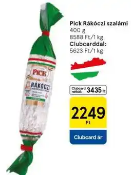 Tesco PICK Rákóczi szalámi ajánlat