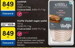 Tesco Violife Viodeli vegán szelet ajánlat