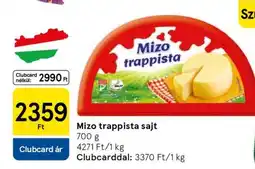 Tesco MIZO Trappista sajt ajánlat