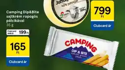 Tesco Camping Dip&Bite sajtkrém ropogós pálcikával ajánlat