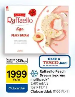 Tesco Raffaello Peach Dream jégkrém multipack ajánlat