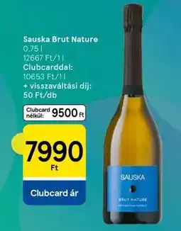 Tesco Sauska Brut Nature ajánlat