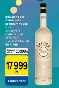 Tesco Beluga Noble Celebration prémium vodka ajánlat