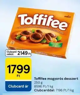 Tesco Toffifee mogyorós desszert ajánlat