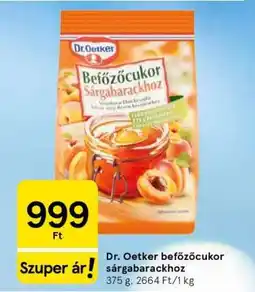 Tesco Dr. Oetker befőzőcukor sárgabarackhoz ajánlat