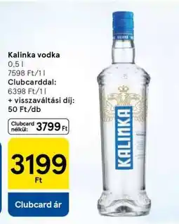Tesco Kalinka vodka ajánlat