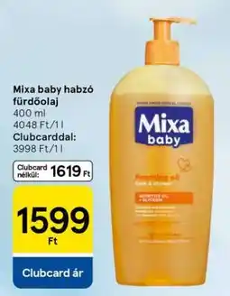 Tesco Mixa baby habzó fürdőolaj ajánlat