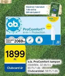 Tesco O.B. ProComfort Tampon ajánlat