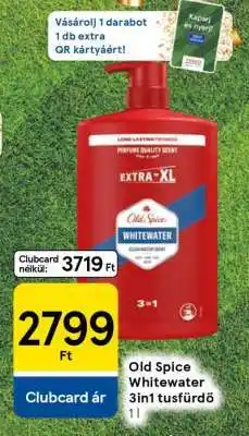 Tesco Old Spice Whitewater 3in1 tusfürdő ajánlat