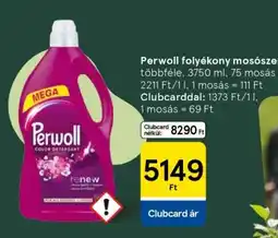 Tesco Perwoll folyékony mosószer ajánlat