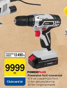 Tesco POWERPLUS Powerplus fúró-csavarozo ajánlat