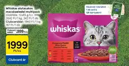 Tesco Whiskas alutasakos macskaeledel multipack ajánlat