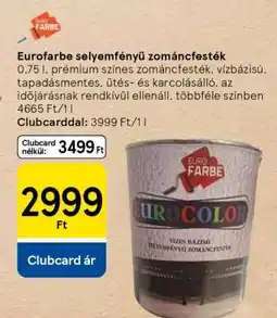 Tesco Eurofarbe selyemfényű zománcfesték ajánlat