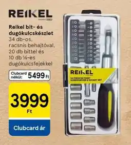 Tesco Reikel bit és dugókulcskészlet ajánlat