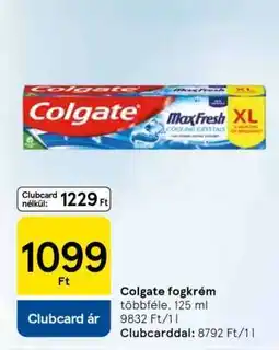 Tesco Colgate fogkrém ajánlat
