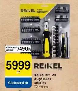 Tesco Reikel bit- és dugókulcs-készlet ajánlat