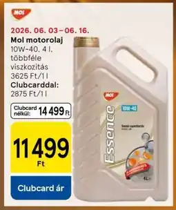 Tesco MOL motorolaj ajánlat