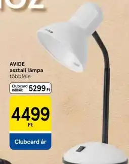 Tesco AVIDE asztali lámpa ajánlat