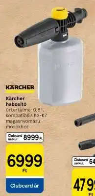 Tesco Kärcher habosító ajánlat