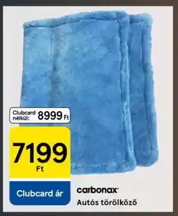 Tesco carbonax Autós törölköző ajánlat