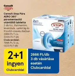 Tesco Ceresit Stop Pára Aero 360° Páramentesítő Utántöltő Tabletta ajánlat