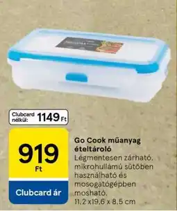 Tesco Go Cook műanyag ételtároló ajánlat