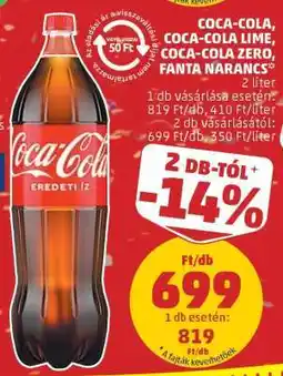 PENNY Coca-Cola, Coca-Cola Lime, Coca-Cola Zero, Fanta Narancs ajánlat