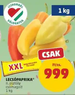 PENNY Lecsópaprika ajánlat