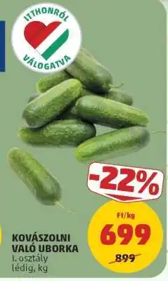 PENNY Kovászolni való uborka ajánlat