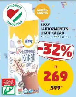 PENNY Sissy Laktózmentes Light Kakaó ajánlat