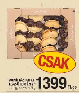 PENNY Vaníliás Kifli Teasütemény ajánlat