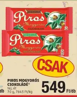 PENNY Piros Mogyorós Csokoládé ajánlat