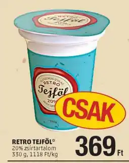 PENNY Retro tejföl ajánlat