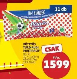 PENNY Pöttyös Túró Rudi Multipack ajánlat
