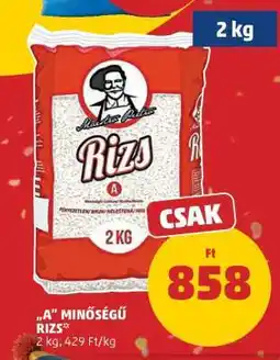 PENNY A Minőségű Rizs ajánlat