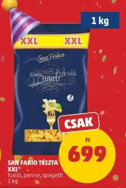 PENNY San Fabio Tészta XXL ajánlat