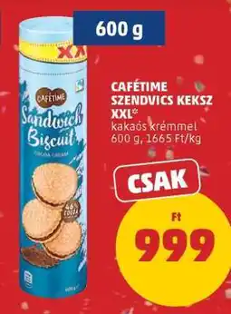 PENNY CAFÉTIME Szendvics Keksz XXL ajánlat