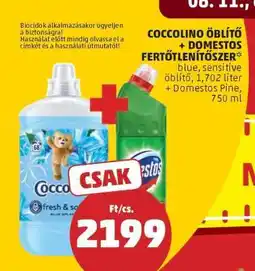 PENNY COCCOLINO ÖBLÍTŐ + DOMESTOS FERTŐTLENÍTŐSZER ajánlat