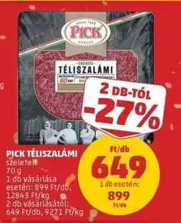 PENNY PICK Téliszalámi ajánlat