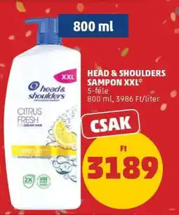 PENNY Head & Shoulders Sampon XXL ajánlat