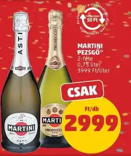 PENNY Martini pezsgő ajánlat