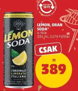 PENNY LEMON, ORAN SODA ajánlat