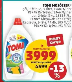 PENNY TOMI MOSÓSZER ajánlat